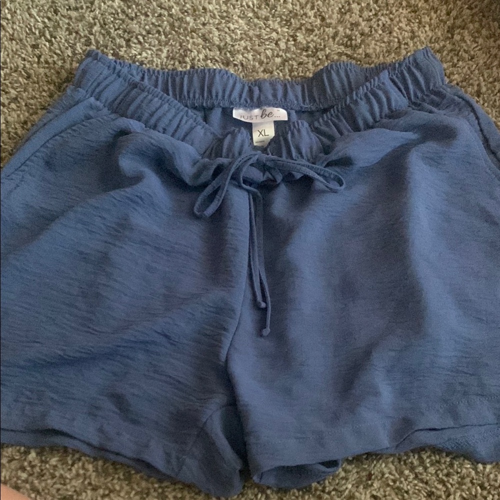 Just Be Navy Relaxed shorts